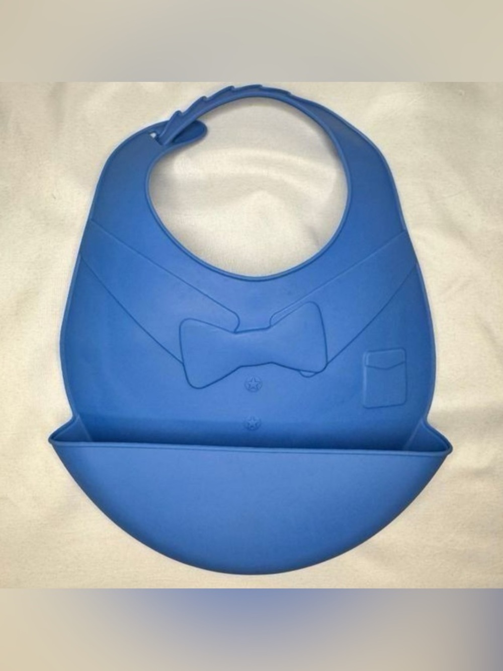Blue Baby Silicone Bib